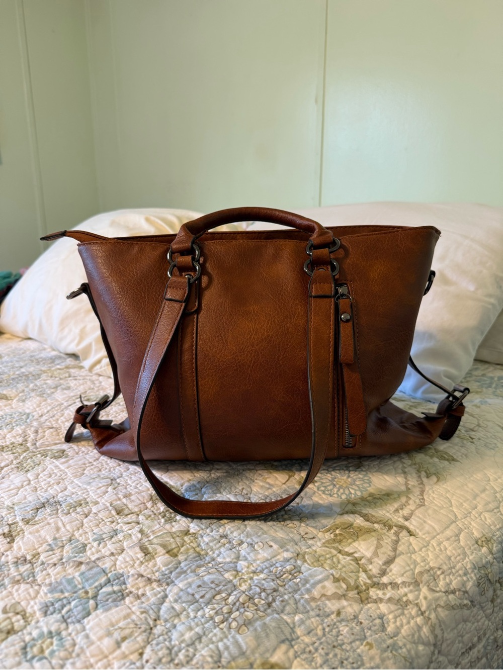 Genuine Leather Satchel